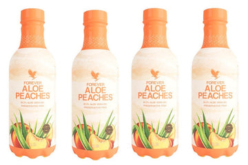 Forever Aloe Peaches - 4 Liter (4x1L) - my - aloe24.shop - Forever Living
